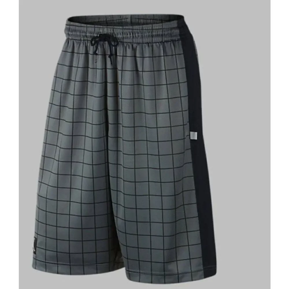 Jordan Retro 4 Stencil Dri-fit Shorts Dark Grey/Black. No string